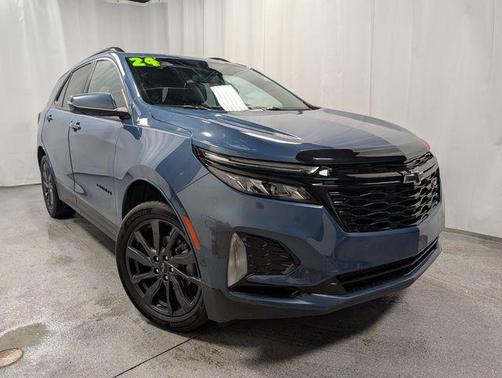 Lakeshore Blue Metallic 2024 Chevrolet Equinox RS