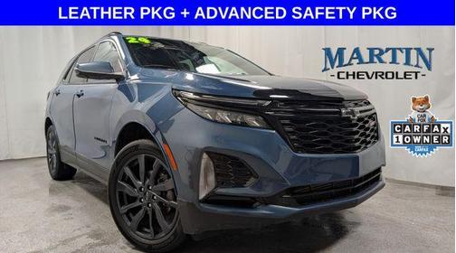 Lakeshore Blue Metallic 2024 Chevrolet Equinox RS