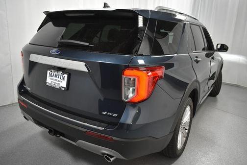 Blue Metallic 2024 Ford Explorer Limited