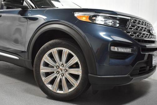 Blue Metallic 2024 Ford Explorer Limited