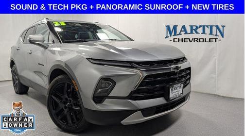 Sterling Gray Metallic 2023 Chevrolet Blazer 3LT