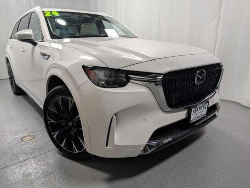 Rhodium White Metallic 2024 Mazda CX-90 S Premium Plus