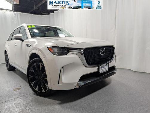 Rhodium White Metallic 2024 Mazda CX-90 S Premium Plus