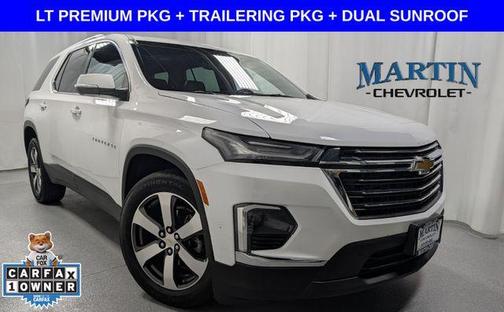 Summit White 2023 Chevrolet Traverse LT Leather