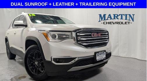 White Frost Tri-Coat 2018 GMC Acadia SLT-1