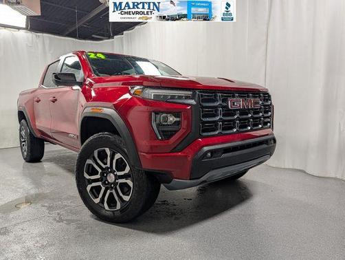 Volcanic Red 2024 GMC Canyon AT4