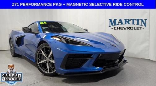 Elkhart Lake Blue Metallic 2021 Chevrolet Corvette Stingray w/2LT