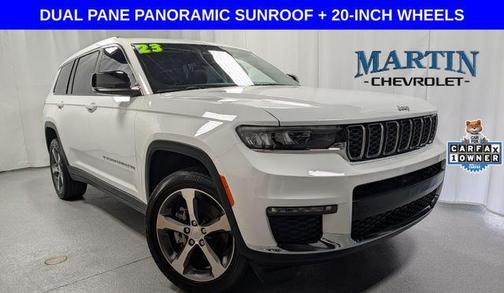 Bright White Clearcoat 2023 Jeep Grand Cherokee L Limited