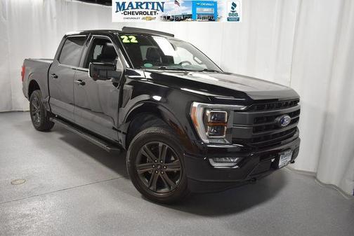 Agate Black Metallic 2022 Ford F-150 Lariat