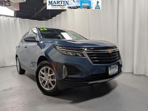 Lakeshore Blue Metallic 2024 Chevrolet Equinox LT