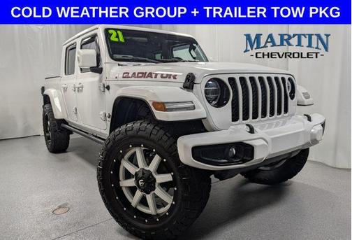 Bright White Clearcoat 2021 Jeep Gladiator Overland