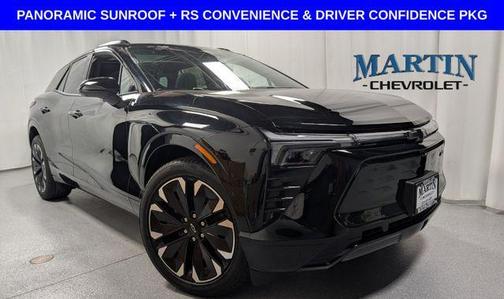 Black 2025 Chevrolet Blazer EV RS