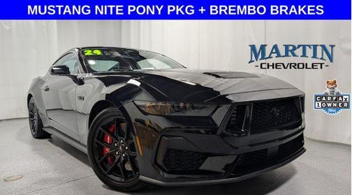 Shadow Black 2024 Ford Mustang GT Premium