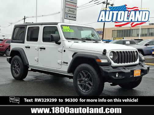 Bright White Clearcoat 2024 Jeep Wrangler Sport S