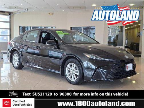 Midnight Black Metallic 2025 Toyota Camry LE