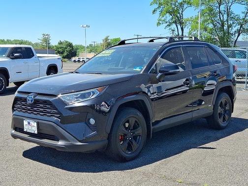 Midnight Black Metallic 2019 Toyota RAV4 Hybrid XLE