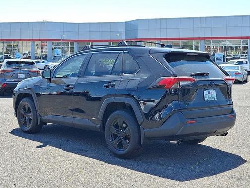 Midnight Black Metallic 2019 Toyota RAV4 Hybrid XLE