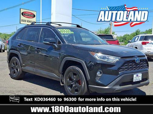 Midnight Black Metallic 2019 Toyota RAV4 Hybrid XLE