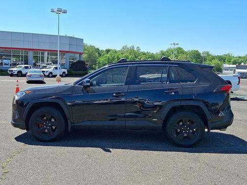 Midnight Black Metallic 2019 Toyota RAV4 Hybrid XLE