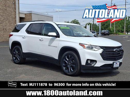 Summit White 2021 Chevrolet Traverse RS