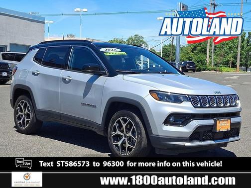 Silver Zynith Metallic Clearcoat 2025 Jeep Compass Limited