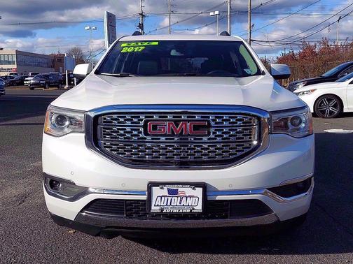 White Frost Tricoat 2017 GMC Acadia Denali
