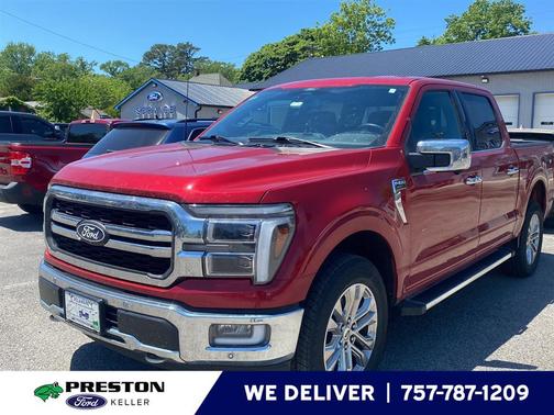 Rapid Red Metallic Tinted Clearcoat 2024 Ford F-150 Lariat