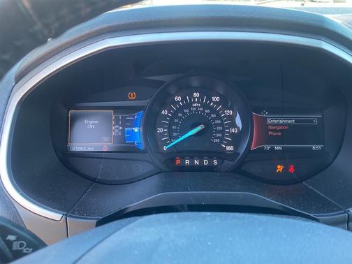 White Gold 2018 Ford Edge SEL