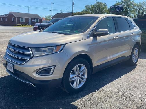 White Gold 2018 Ford Edge SEL