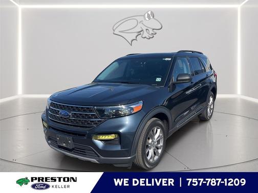 Stone Blue Metallic 2022 Ford Explorer XLT