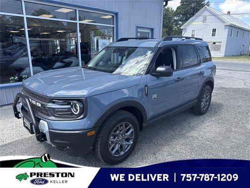 Azure Gray Metallic Tri-Coat 2025 Ford Bronco Sport Big Bend