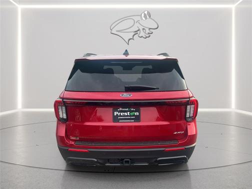 Rapid Red Metallic Tinted Clearcoat 2026 Ford Explorer ST-Line