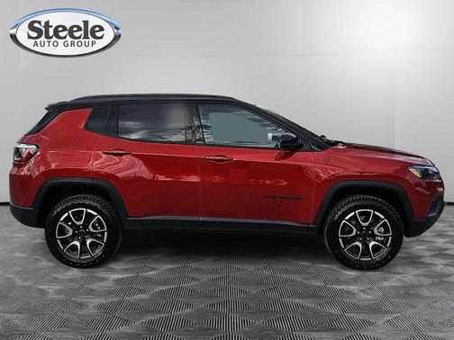 Red 2026 Jeep Compass Trailhawk
