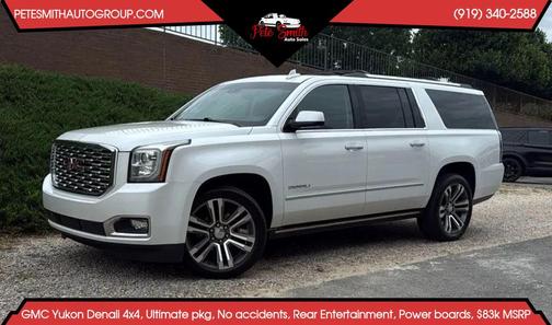 White 2019 GMC Yukon XL Denali