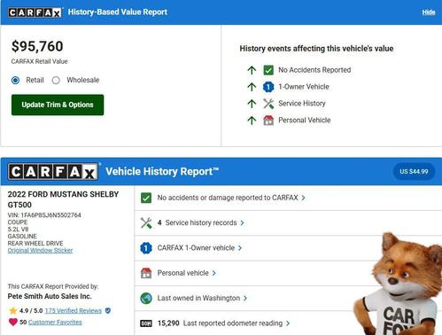 2022 Ford Shelby GT500 Base