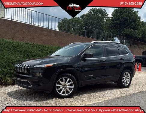 Brilliant Black Crystal Pearlcoat 2015 Jeep Cherokee Sport