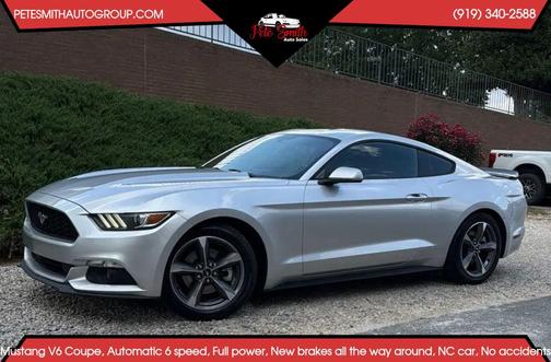 Ingot Silver Metallic 2015 Ford Mustang V6