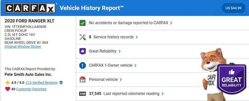 2020 Ford Ranger XLT