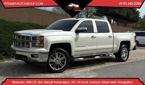White 2014 Chevrolet Silverado 1500 LTZ Truck