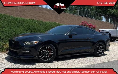 Shadow Black 2016 Ford Mustang V6