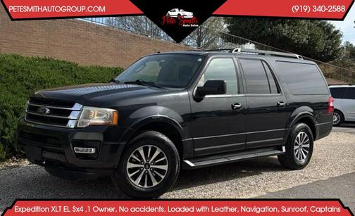 Tuxedo Black Metallic 2015 Ford Expedition EL XLT
