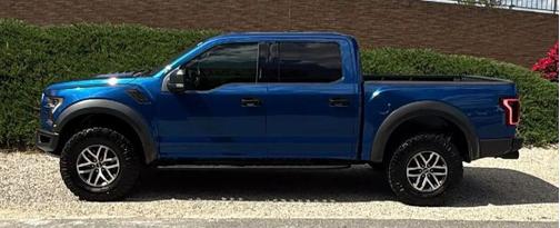 Lightning Blue 2017 Ford F-150 Raptor