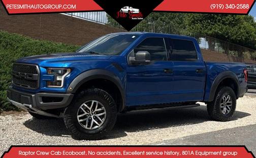 Lightning Blue 2017 Ford F-150 Raptor