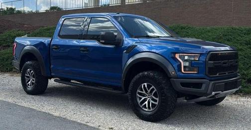 Lightning Blue 2017 Ford F-150 Raptor