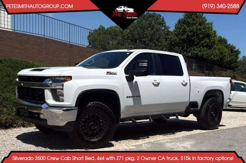 Summit White 2021 Chevrolet Silverado 3500 LT