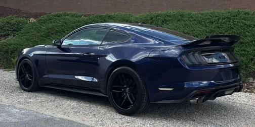 Blue 2018 Ford Mustang GT Premium