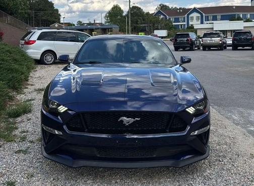 Blue 2018 Ford Mustang GT Premium