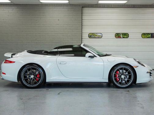White 2013 Porsche 911 Carrera 4S Cabriolet