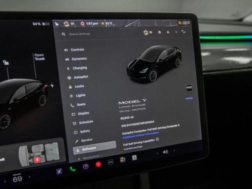 Pearl White Multi-Coat 2021 Tesla Model Y Long Range Dual Motor All-Wheel Drive