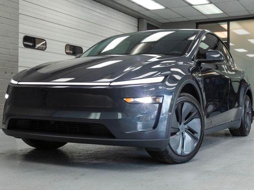 Stealth Grey 2026 Tesla Model Y Long Range Launch Series